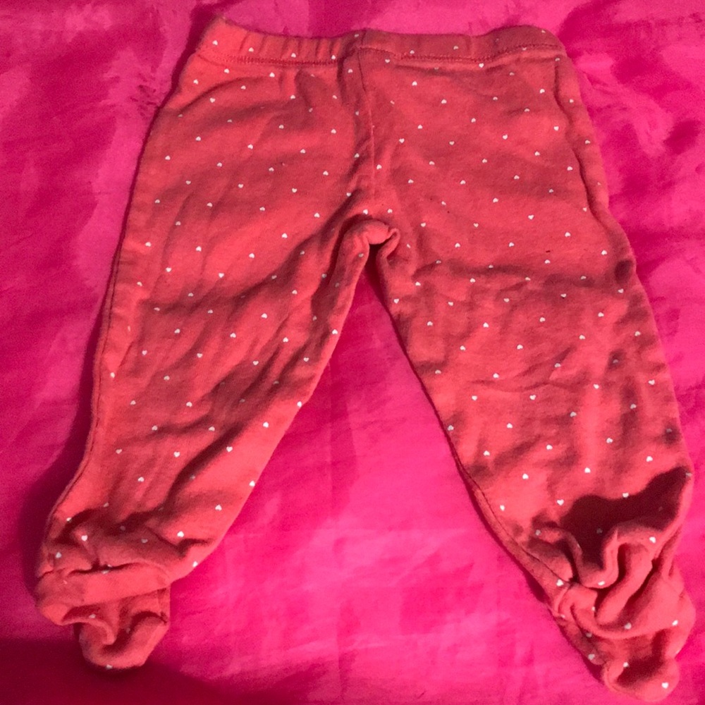 Baby cute peach heart pants